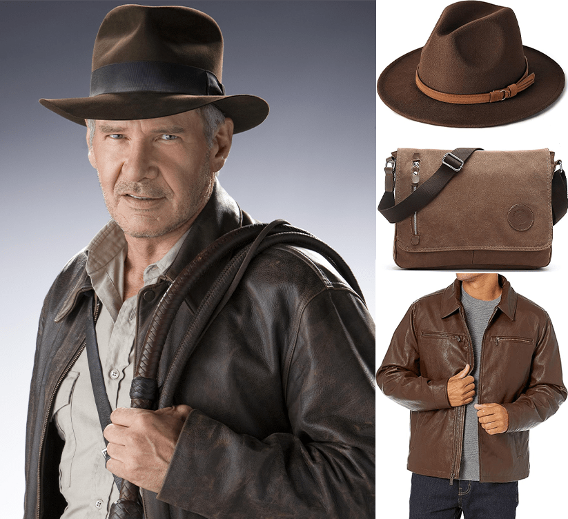 (L-R): Indiana Jones, Vim Tree hat, Canvas bag, HOOD CREW jacket