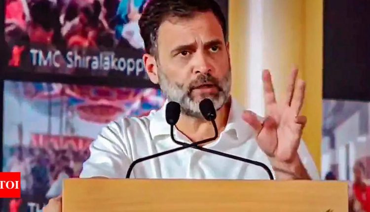 'INDIA, that is Bharat, a Union of States...': Congress leader Rahul Gandhi slams Centre on 'One Nation, One Election' | India News