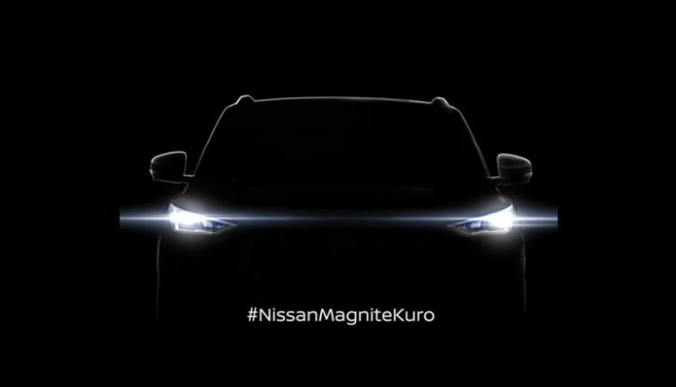Nissan Teases Magnite KURO Special Edition Ahead Of Launch; Know Features, Booking, and Other Details Of Upcoming SUV