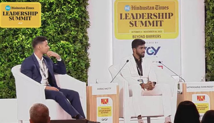 HTLS 2023: Chirag and Satwik are accidental badminton partners