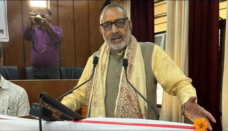 Union minister Giriraj Singh writes to Bihar CM urging for ban on halal products