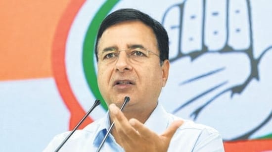 Rajya Sabha MP Randeep Singh Surjewala (File photo)