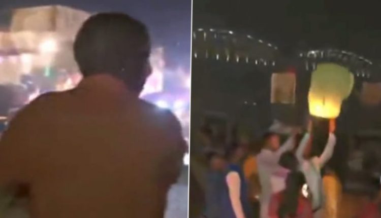Dev Deepawali 2023: Uttar Pradesh CM Yogi Adityanath Joins 'Dev Diwali' Celebrations in Varanasi (Watch Video)