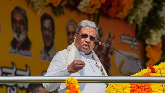 Karnataka Chief Minister Siddaramaiah.(PTI)