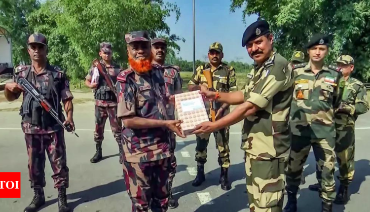 Sweet diplomacy turns sour at the international borders with Pakistan in Punjab | India News