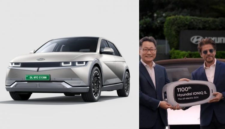 Shah Rukh Khan Offered ‘His First Ever Electric Vehicle’ Hyundai IONIQ 5 1100th All-Electric SUV (Watch Video)