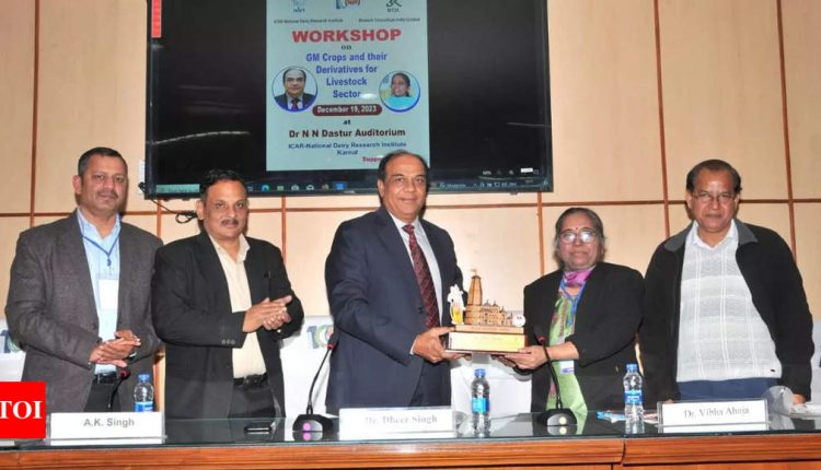 Workshop entitled 'Genetically modified (GM) Crops and their derivatives for the livestock sector' at NDRI | India News