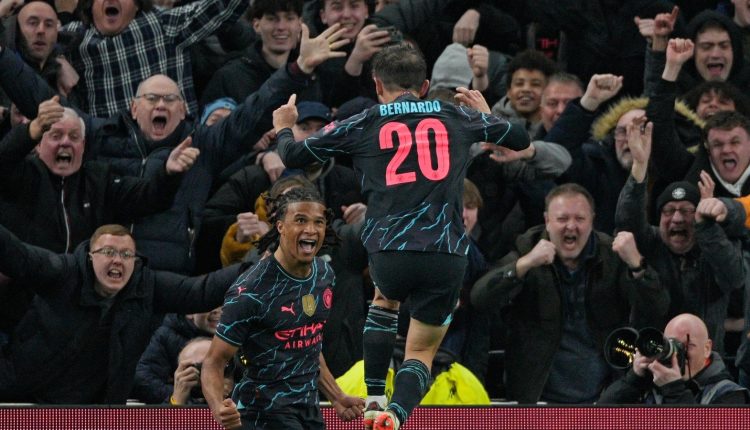 Ake keeps alive Man City treble trophy defense after beating Tottenham in FA Cup | Football News