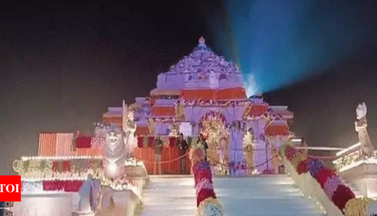 Ayodhya set for grand 'Pran Pratishtha' ceremony of Ram Lalla today | India News