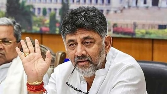 Karnataka DCM DK Shivakumar (PTI)(HT_PRINT) Karnataka DCM DK Shivakumar (PTI)(HT_PRINT)