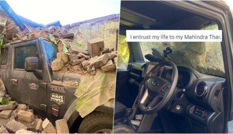 'I Entrust My Life to My Mahindra Thar' X User's Mahindra SUV's Appreciation Post Goes Viral (View Pics)