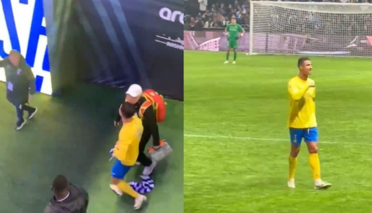 Ronaldo furious at Messi chants; resorts to indecent act after getting booed | Football News