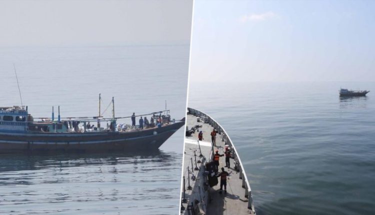 Indian Navy Deploys INS Shivalik for Medical Assistance for Iranian FV With Pakistani Crew in Gulf of Aden (See Pics)