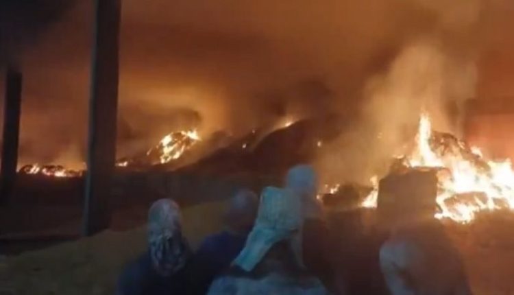 West Bengal Fire: Massive Blaze Erupts at a Factory in Malda's Narayanpur, Brought Under Control by Fire Tenders (Watch Videos)