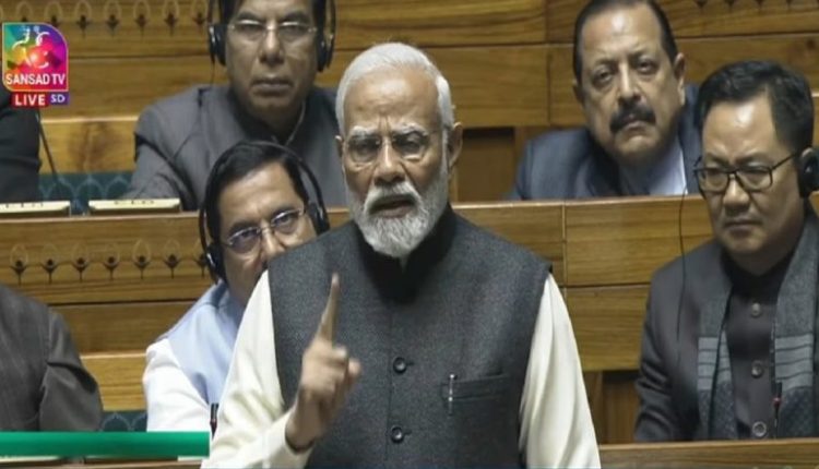 ‘Nehruji Thought Indians Were Lazy, Less Intelligent’: PM Narendra Modi Attacks Congress in Lok Sabha Reply (Watch Video)