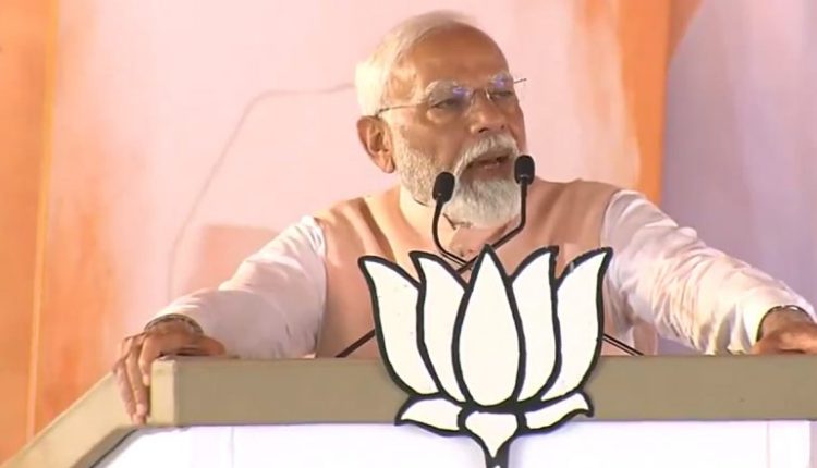 Prime Minister Narendra Modi Addresses Public Rally in Meerut, Says ‘I’m Holding First Rally From the Region Again’ (Watch Video)