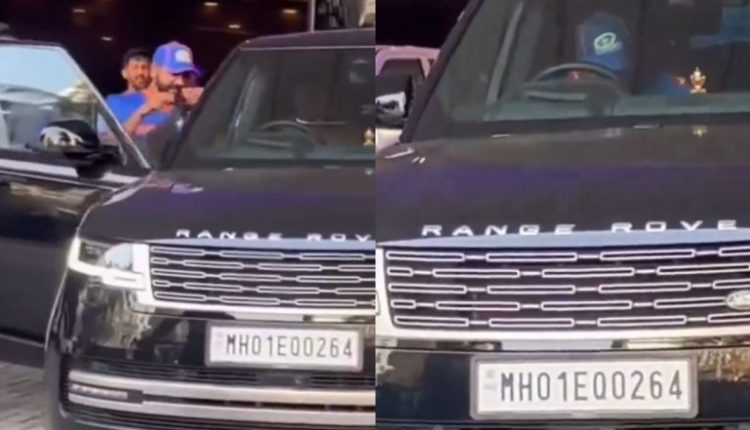 Rohit Sharma Spotted Driving Range Rover, Car’s Number Remembers of Hitman’s 264-Run Knock vs Sri Lanka in 2014 (Watch Video)