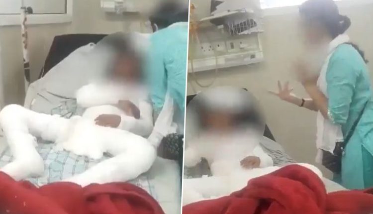 Rajasthan Horror: Deaf-Mute Girl Dies After Being Set on Fire in Karauli, Police Assure Thorough Probe as Heart-Wrenching Video of Heavily-Bandaged Minor on Hospital Bed Goes Viral