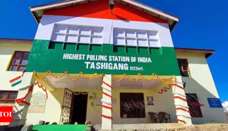 Braving icy heights: Election at world's highest polling station | India News