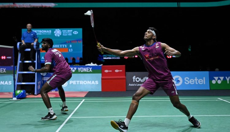 Satwik-Chirag lose Malaysia Open semifinals