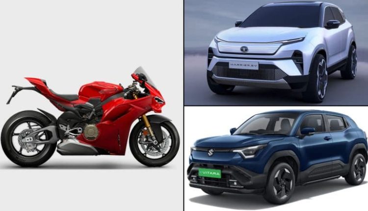 Upcoming Car and Bike Launches in March 2025: From Maruti Suzuki e Vitara to Tata Harrier EV and Ducati Panigale V4, Here’s List of Upcoming Vehicles To Launch