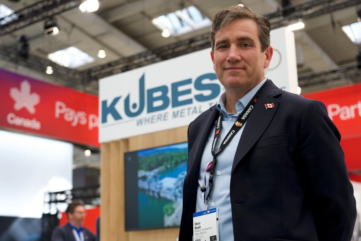 Chris Wyatt is head of sales and marketing at Kubes Steel, a fabricator based in Stoney Creek, ON. He went to the Hanover trade fair to see if there were opportunities for business partnerships with European companies.