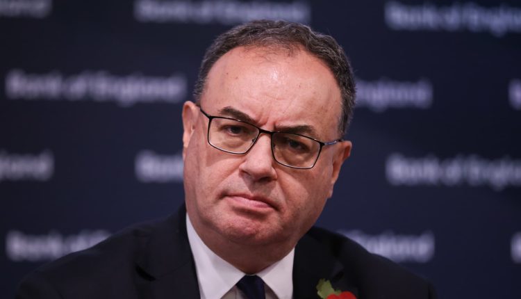 Bank of England chief focused on tariff 'growth shock'