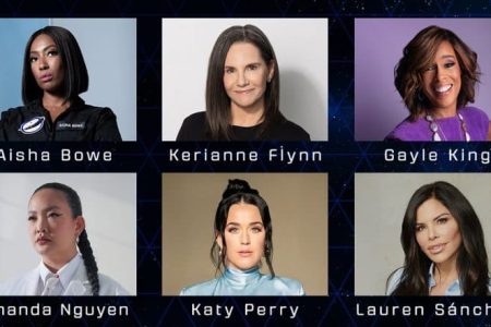 Blue Origin Space Tourism: Jeff Bezos Space Company To Fly Katy Perry, Lauren Sanchez With All-Female NS-31 Crew to Edge of Space