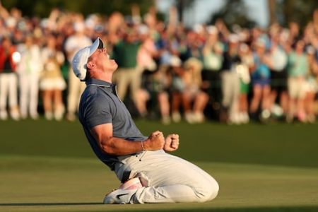 Glory for Rory: McIlroy beats Rose in playoff to win the Masters, completing career Grand Slam