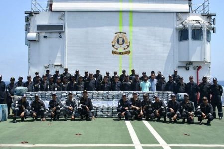 Gujarat ATS & Coast Guard Seize 300 Kg Of Drugs Worth ₹1,800 Crore Near International Maritime Boundary Line