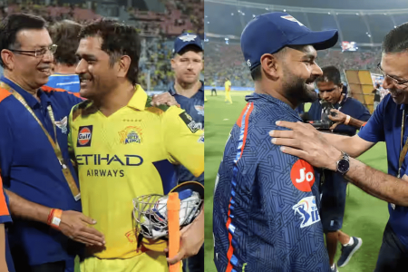 MS Dhoni & Sanjiv Goenka Catch Up As LSG Owner Puts Hand On Rishabh Pant’s Shoulder After Tough Loss; See Pic