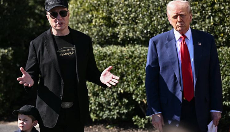 Tesla stock pops after Trump comments on China tariffs, Powell