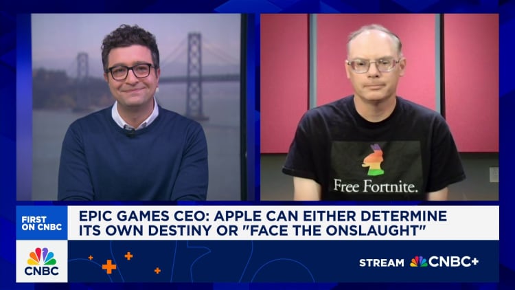 Watch CNBC's full interview with Epic Games CEO Tim Sweeney