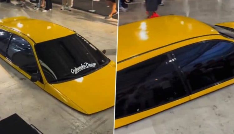 Banana Peel Car: Taiwan’s SGT Unveils Custom Honda Civic EG That Requires Drivers to Lie Flat, Lowest Car Grabs Public Attention (Watch Video)