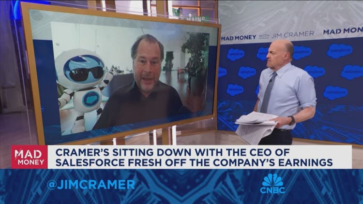 Salesforce CEO Marc Benioff goes one-on-one with Jim Cramer