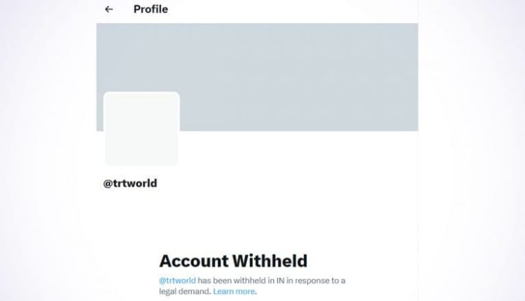TRT World X Account Blocked: After China’s ‘Global Times’, Twitter Account of Turkish Broadcaster Withheld Over Misinformation Against India