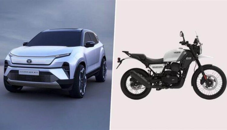 Upcoming Car and Bike Launches in June 2025: From Tata Harrier EV to MG Cyberster and 2025 Yezdi Adventure, Here’s List of Upcoming Vehicles To Launch