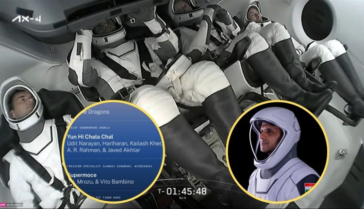 Axiom Mission 4 | SRK's hit song Yun Hi Chala Chal Rahi from Swades on Shubhanshu Shukla on space lift-off playlist