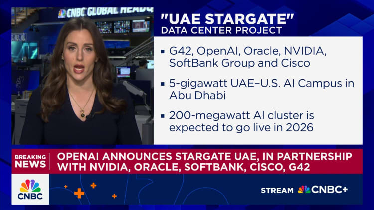 OpenAI announces Stargate UAE, in partnership with Nvidia, Oracle, SoftBank, Cisco, G24