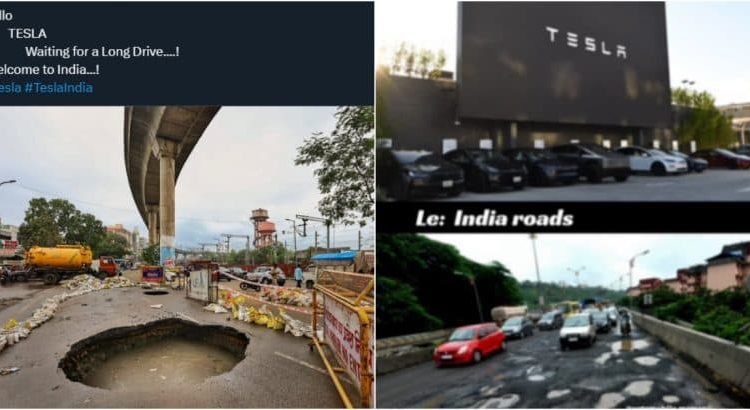 Tesla in India Funny Memes Go Viral: From Mumbai Potholes to Cattle on Roads, Desi Netizens Welcome Elon Musk’s Company With Humorous Reels and Jokes