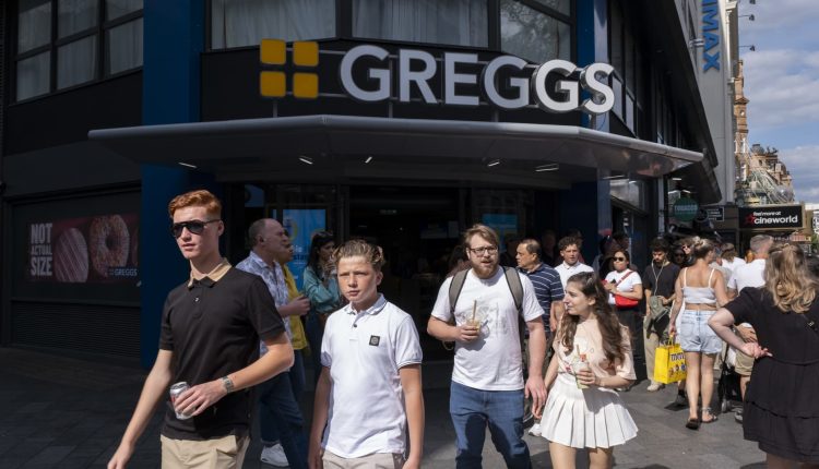 UK sausage roll seller Greggs plunges as heatwave hits sales