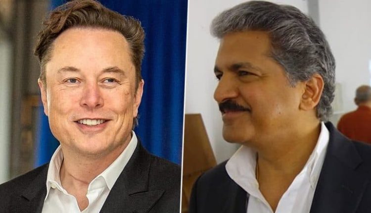 ‘Welcome to India, Elon Musk and Tesla’: Anand Mahindra Shares Screenshot of Previous Conversation With Tesla CEO on Coming to Indian Automobile Market, Congratulates on Entry