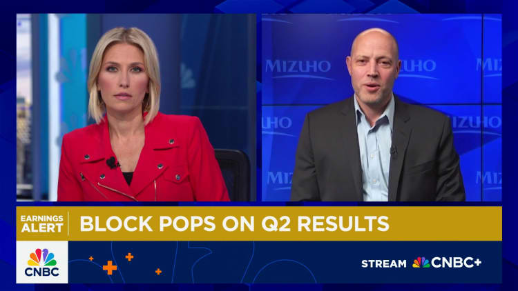 This was actually one of Block's better quarters, says Mizuho's Dan Dolev as stock climbs on Q2 miss