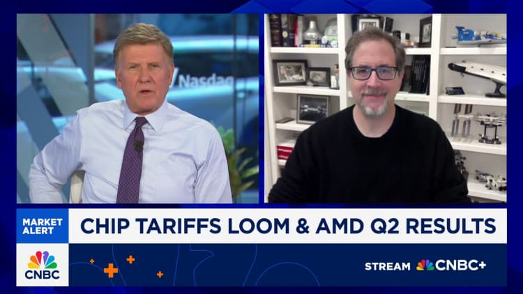 Bernstein's Stacy Rasgon on semiconductor tariffs, impact on sector and AMD Q2 results