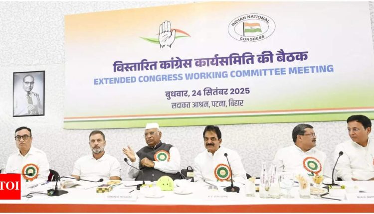 Bihar SIR, PM Modi's 'huglomacy', Gaza: CWC resolution adopted at Patna meet - details | India News