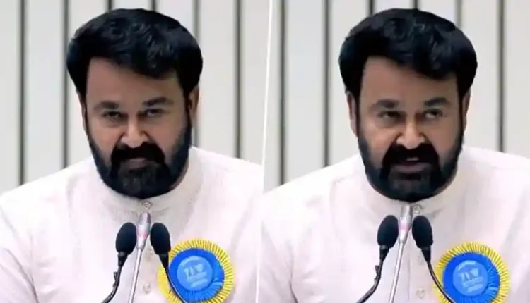 71st National Film Awards: Mohanlal Gets Standing Ovation As He Receives Dadasaheb Phalke Award From President Droupadi Murmu (Watch Video)