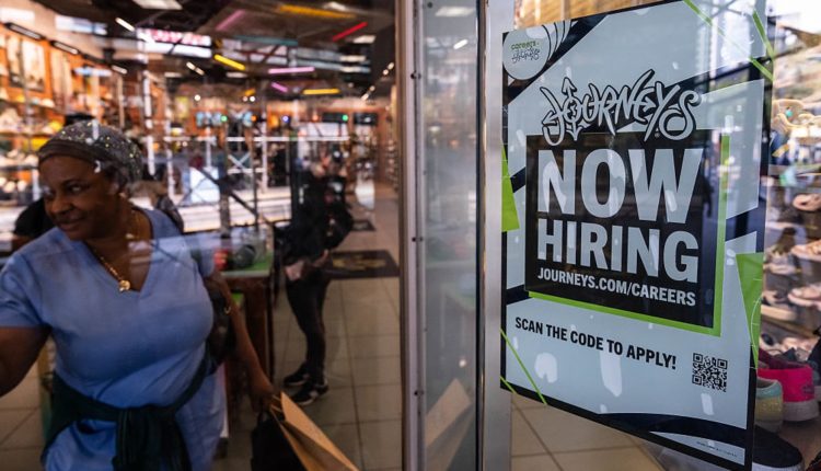 Job opening data falls to levels rarely seen since pandemic