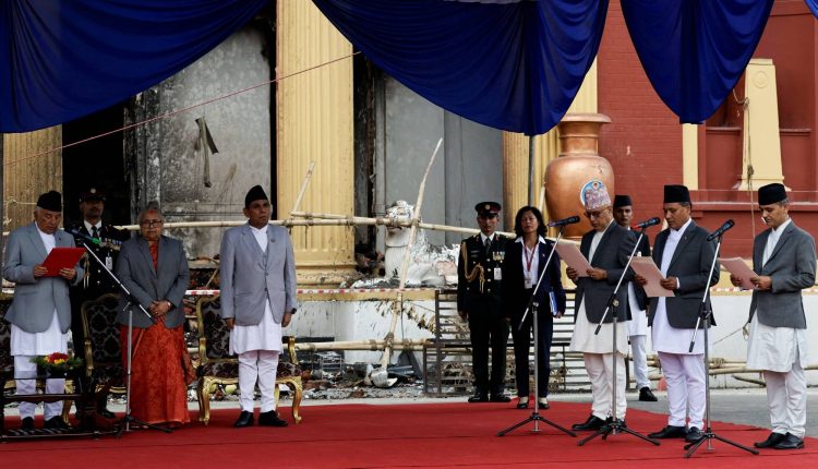 Nepal picks three with reformist credentials for interim Cabinet