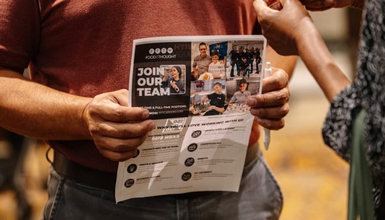 Payrolls rose 22,000 in August in further sign of hiring slowdown