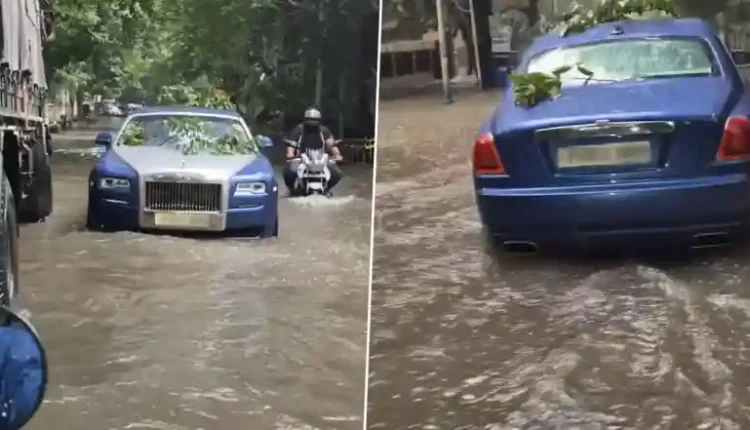 Rolls-Royce Ghost Series II Spotted Stranded in Waterlogged Kolkata Road, Video Goes Viral